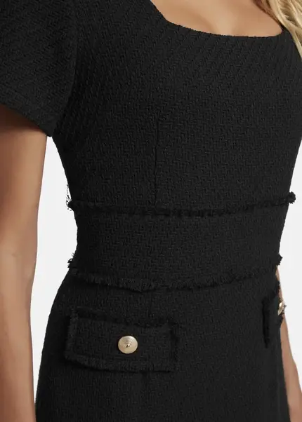 Nicowa Sheath Bouclé Dress VANTREA In BLACKarticle Number NC8A22504019E-002