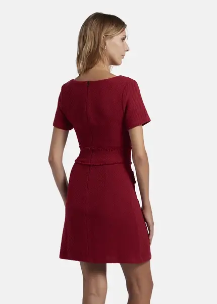 Nicowa Sheath Bouclé Dress VANTREA In Dark Berryarticle Number NC8A22504034E-011