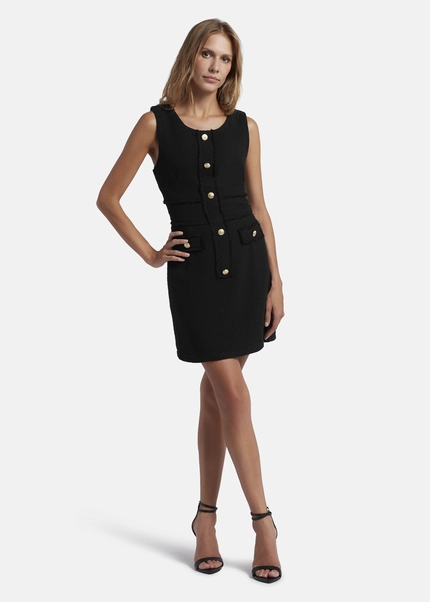 Nicowa Short Bouclé Dress- CHIMORA In BLACKarticle Number NC7A32009019E-002