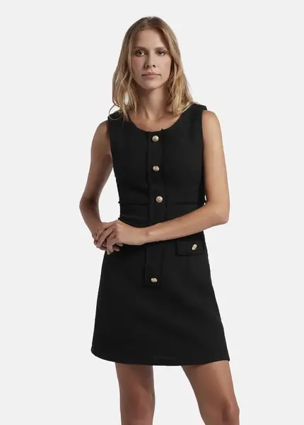 Nicowa Short Bouclé Dress- CHIMORA In BLACKarticle Number NC7A32009019E-002