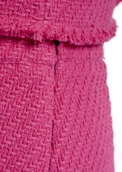 Nicowa Simple Bouclé Mini Skirt- LANITO In PINKarticle Number NC7A32015044E-139