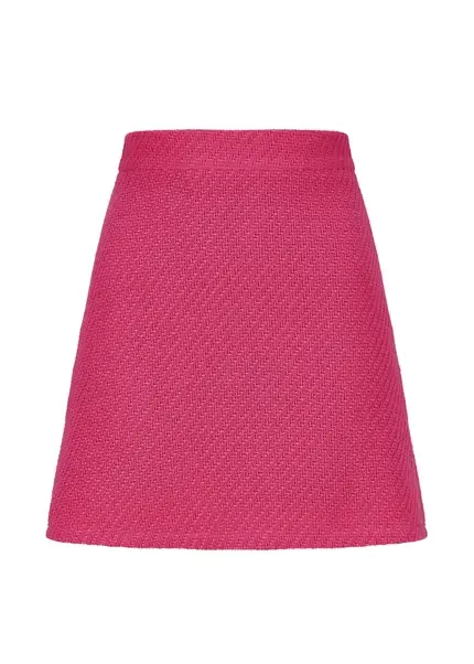 Nicowa Simple bouclé mini skirt- LANITO in PINKarticle number NC7A32015044E-139