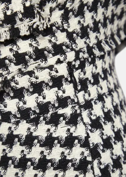 Nicowa Simple Mini Skirt Made Of Bouclé LANITO In BLACK MULTICOLORarticle Number NC8A22502019E-002