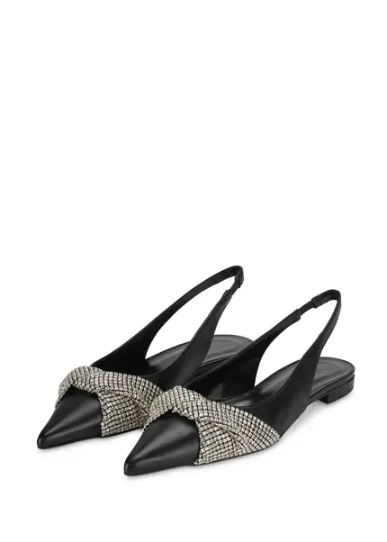 Nicowa Slingback Ballerinas With Crystal Appliqué CRISOLI In BLACKarticle Number NC9A12704019E-002
