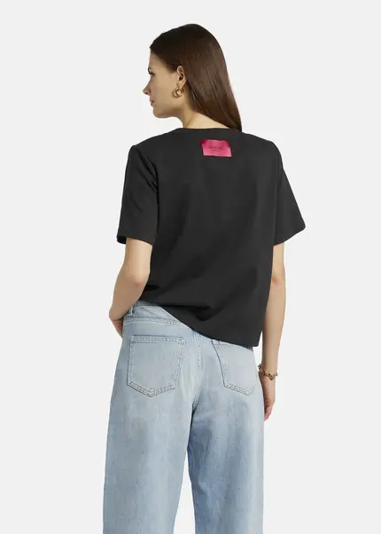 Nicowa T-shirt With Shoulder Pads -DILAWIA In BLACKarticle Number NC9A12403019E-002