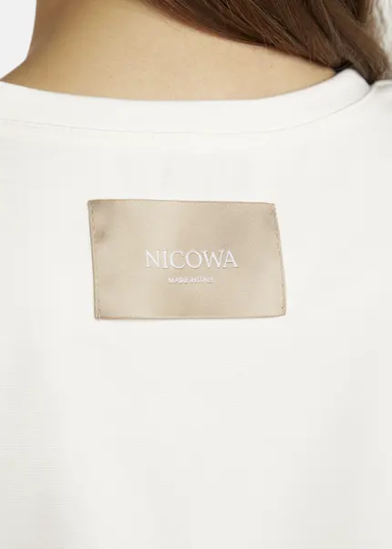 Nicowa T-shirt With Shoulder Pads - DILAWIA In WHITEarticle Number NC9A12403011E-004