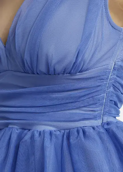 Nicowa Tulle Mini Dress - STELLOWA In Bluearticle Number NC9A1400325E-025