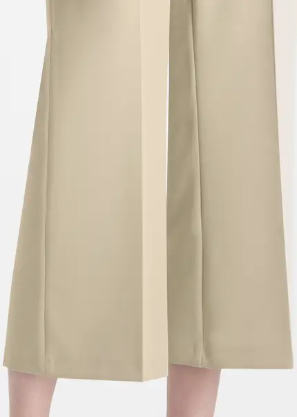 Nicowa Twill Culottes With Creases – CORADUE In BEIGEarticle Number NC7A12016011E-138
