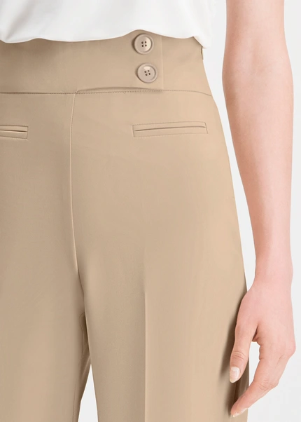 Nicowa Twill Marlene Trousers - COREANA In Beigearticle Number NC8A22002022E-138