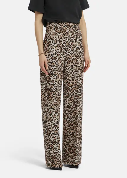 Nicowa Twill Marlene Trousers - COREANA In Leoarticle Number NC9A1400210E-151