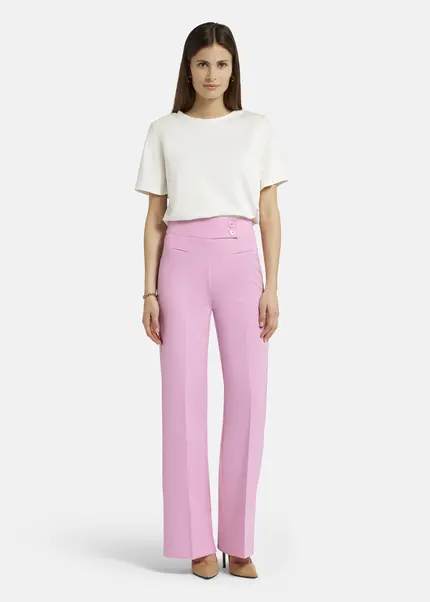 Nicowa Twill Marlene Trousers - COREANA In PINKarticle Number NC9A1400134E-139