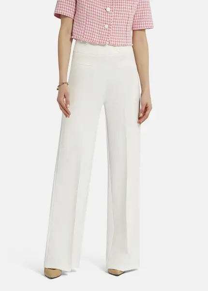 Nicowa Twill Marlene Trousers - COREANA In Whitearticle Number NC9A1400211E-004