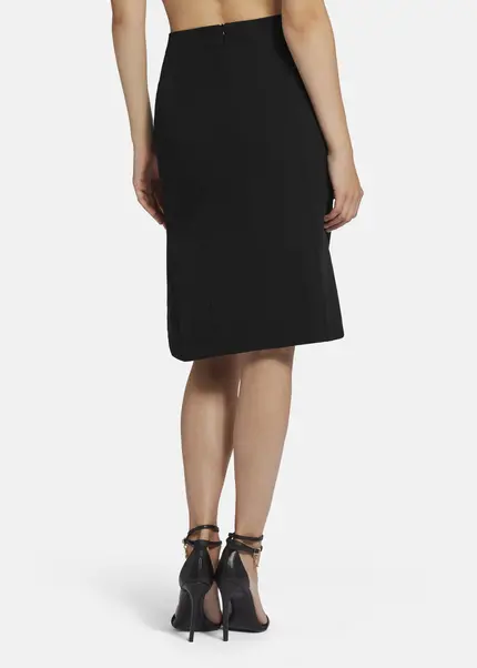 Nicowa Twill Ruffle Skirt - LOWIANA In BLACKarticle Number NC9A24004019E-002