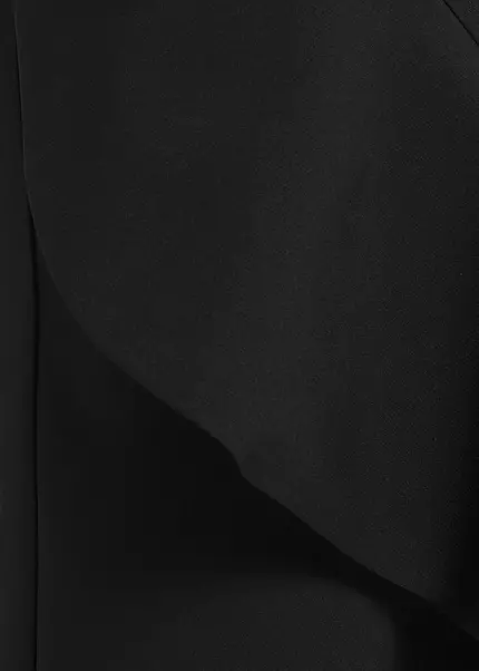 Nicowa Twill Ruffle Skirt - LOWIANA In BLACKarticle Number NC9A24004019E-002