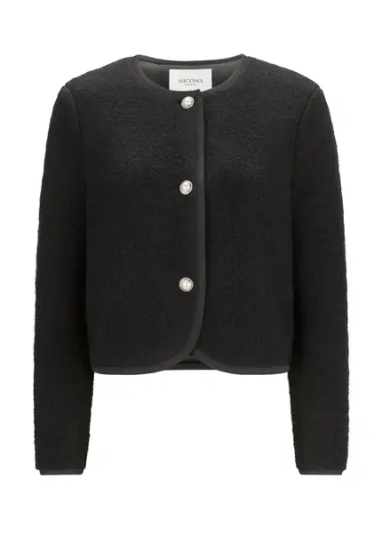 Nicowa Wool cardigan jacket - ADIWO in BLACKarticle number NC8A22019019E-002