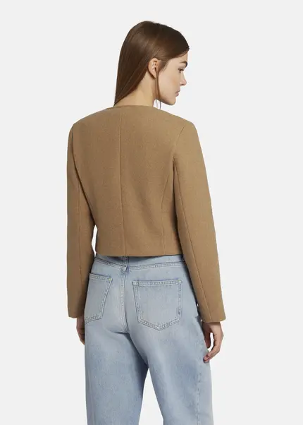 Nicowa Wool Jacket With Pockets - LANEVIA In BEIGEarticle Number NC9A22803010E-138