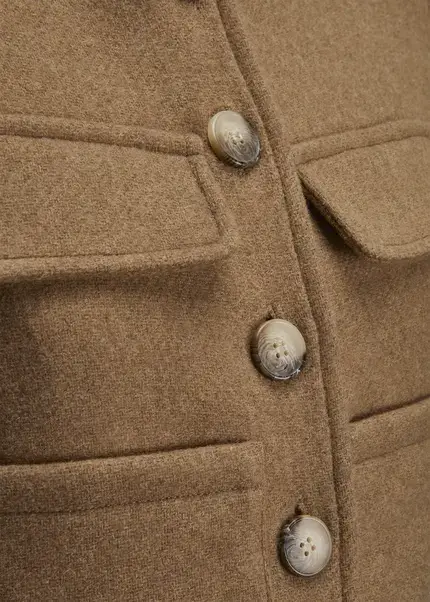 Nicowa Wool Jacket With Pockets - LANEVIA In BEIGEarticle Number NC9A22803010E-138