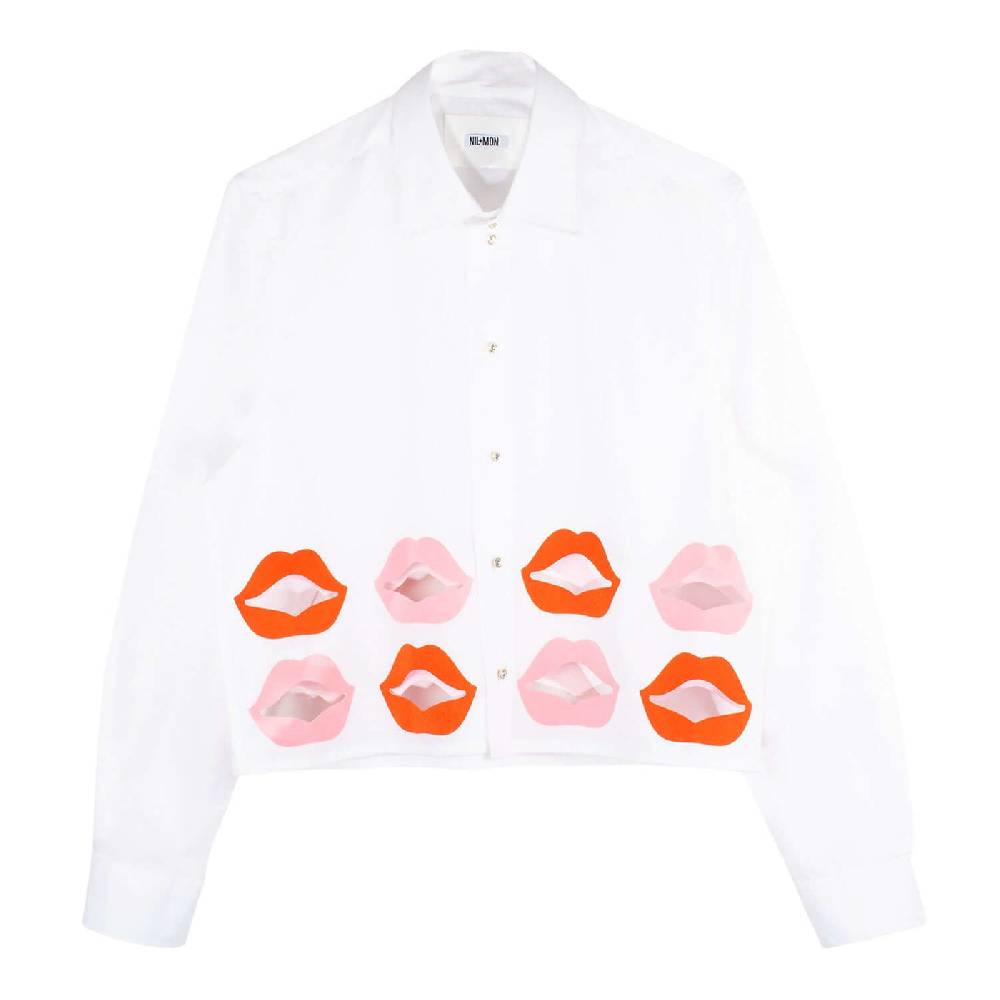 NIL+MON Crop Shirt "Lips"