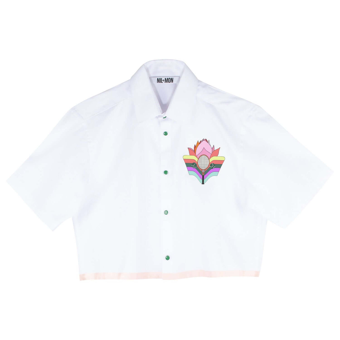 NIL+MON Crop Shirt "Rose"