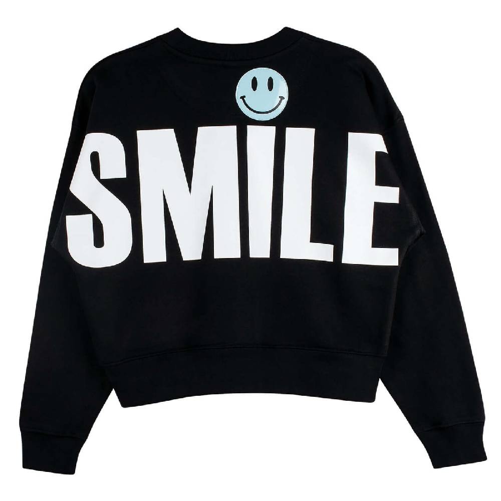 NIL+MON Crop Sweatshirt "Smile"