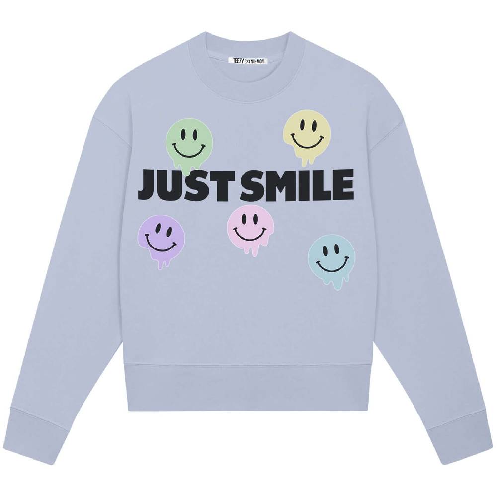 NIL+MON Crop Sweatshirt "TZ Smile"