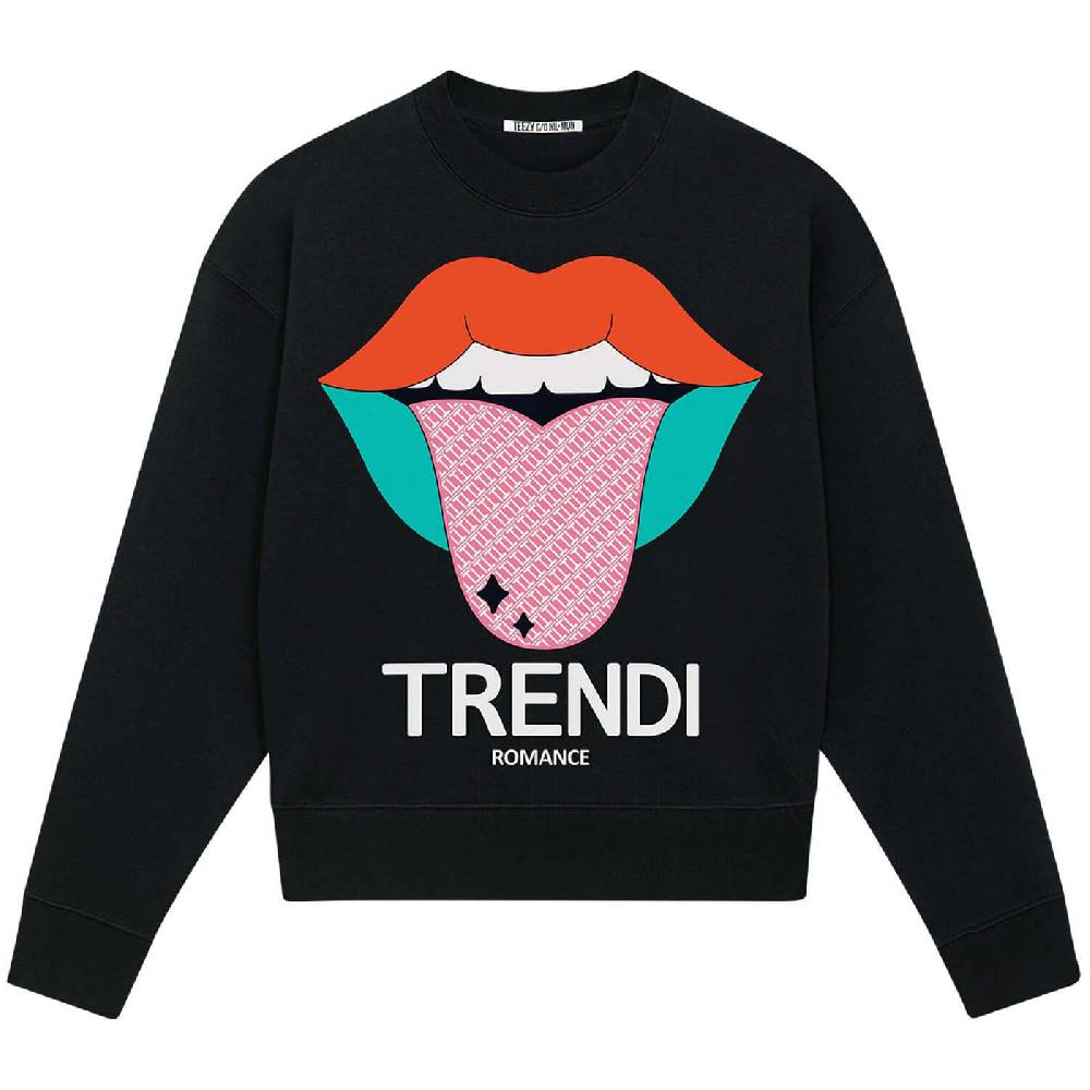 NIL+MON Crop Sweatshirt "TZ Trendi"