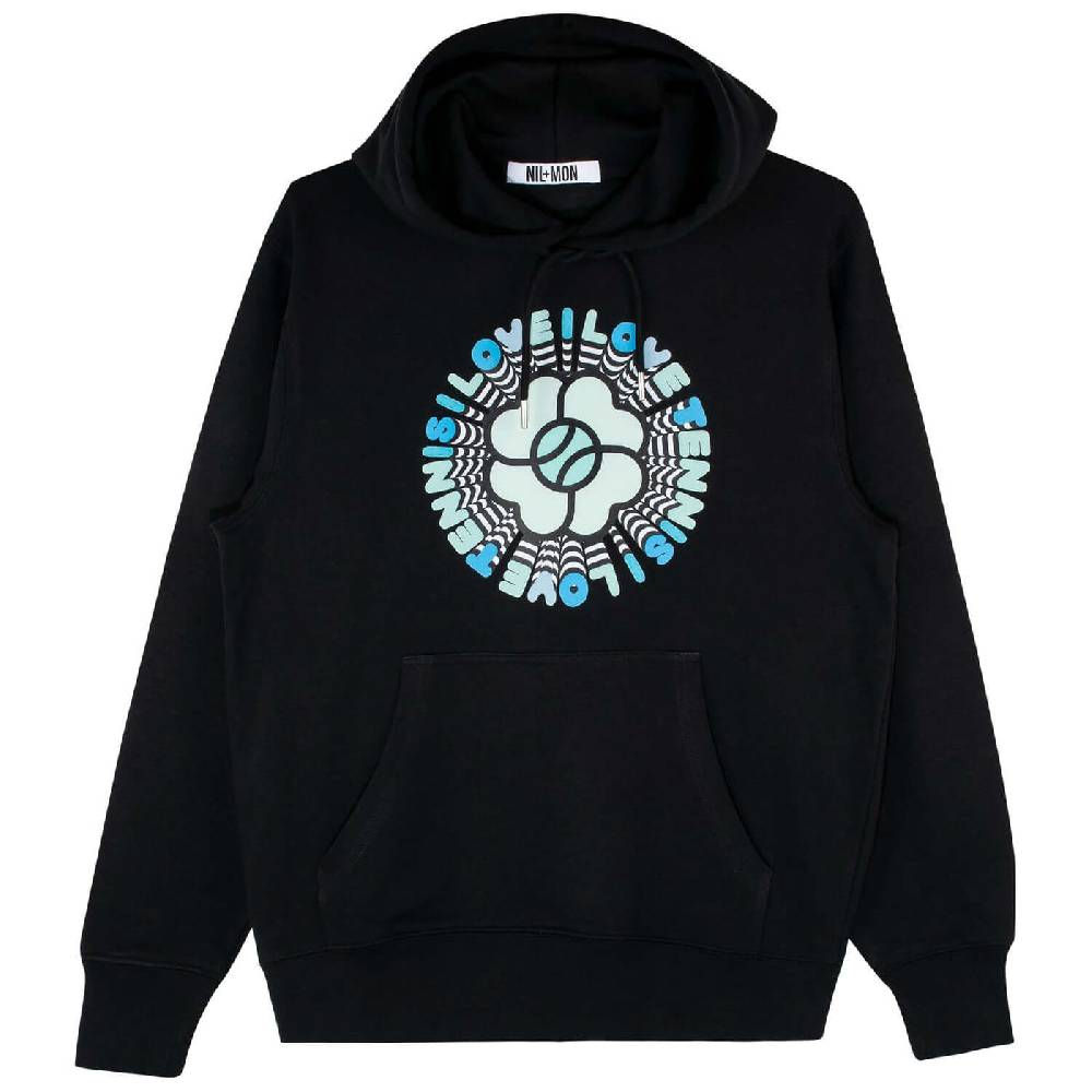 NIL+MON Hoodie "Circle Blue"