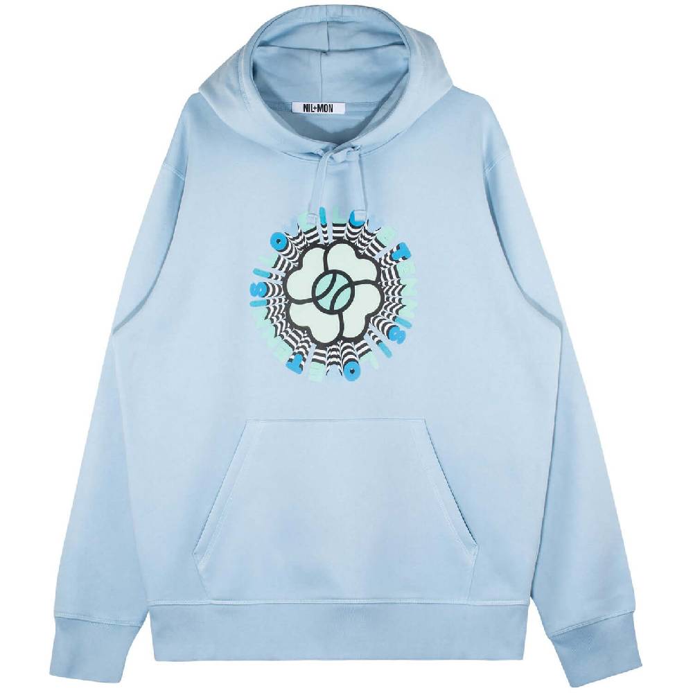 NIL+MON Hoodie "Circle Blue"