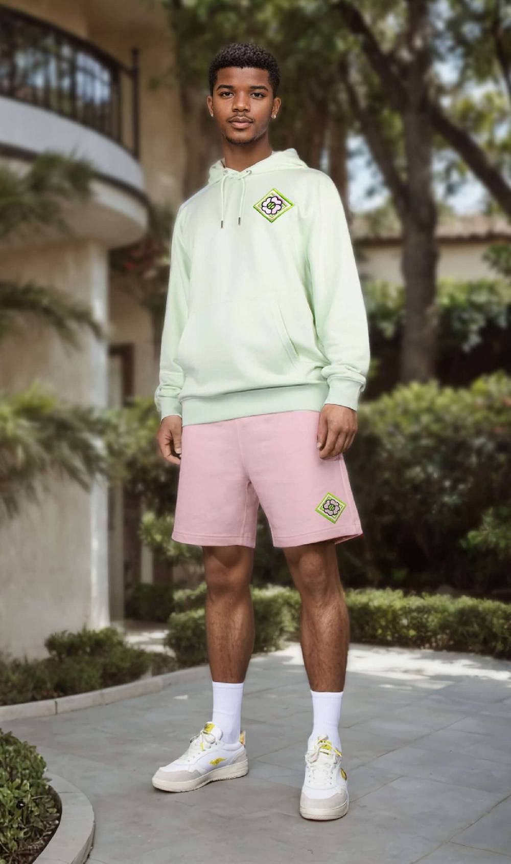 NIL+MON Hoodie "Clover Green"