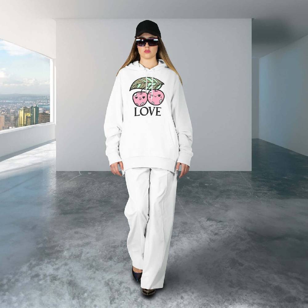 NIL+MON Hoodie "TZ Cherry"