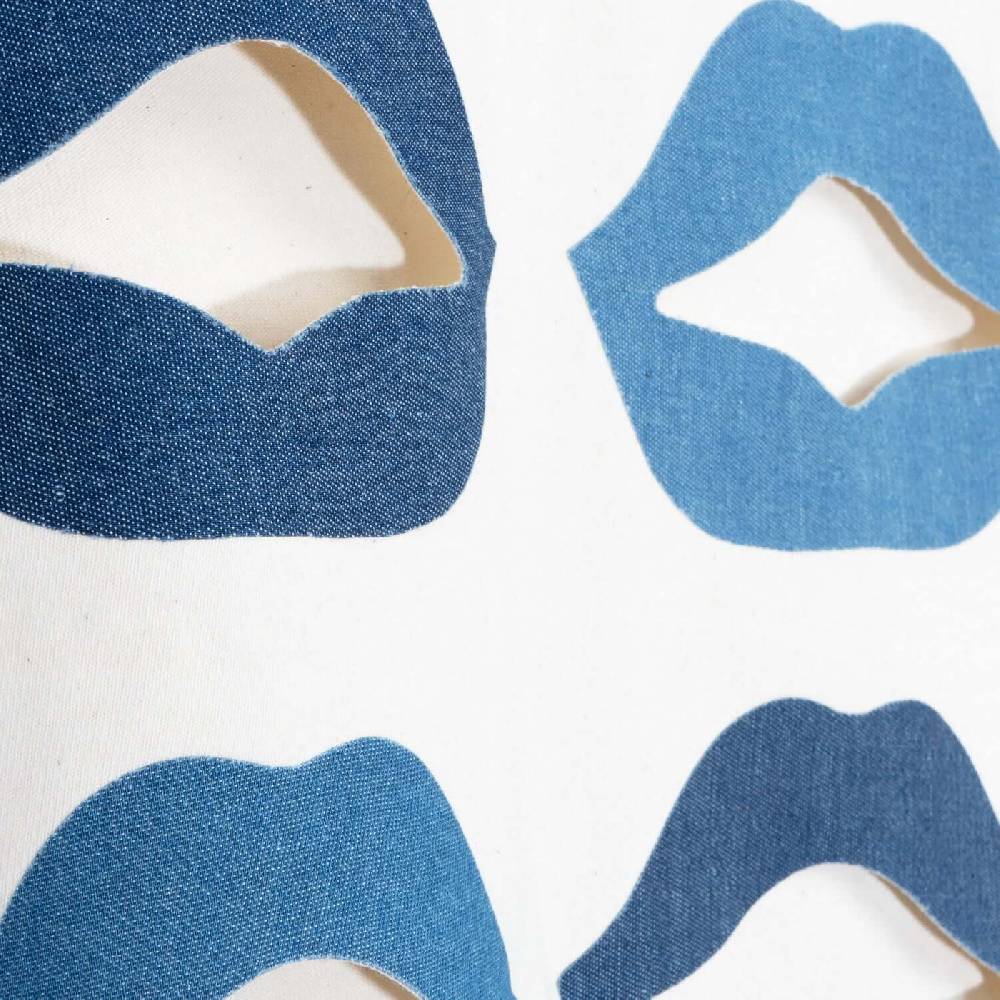 NIL+MON Oversize Tee "Denim Lips"