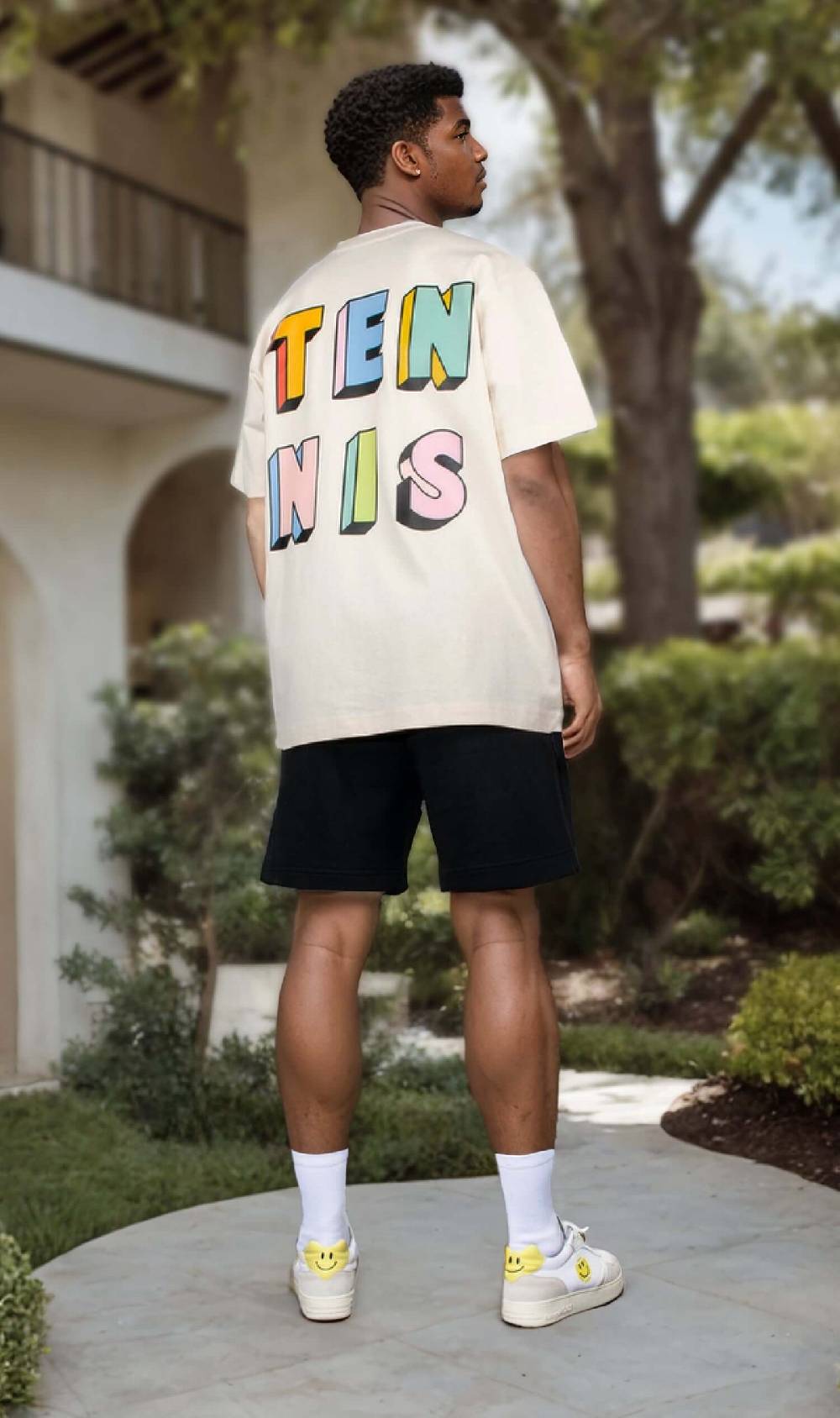 NIL+MON Oversize Tee "Tennis"