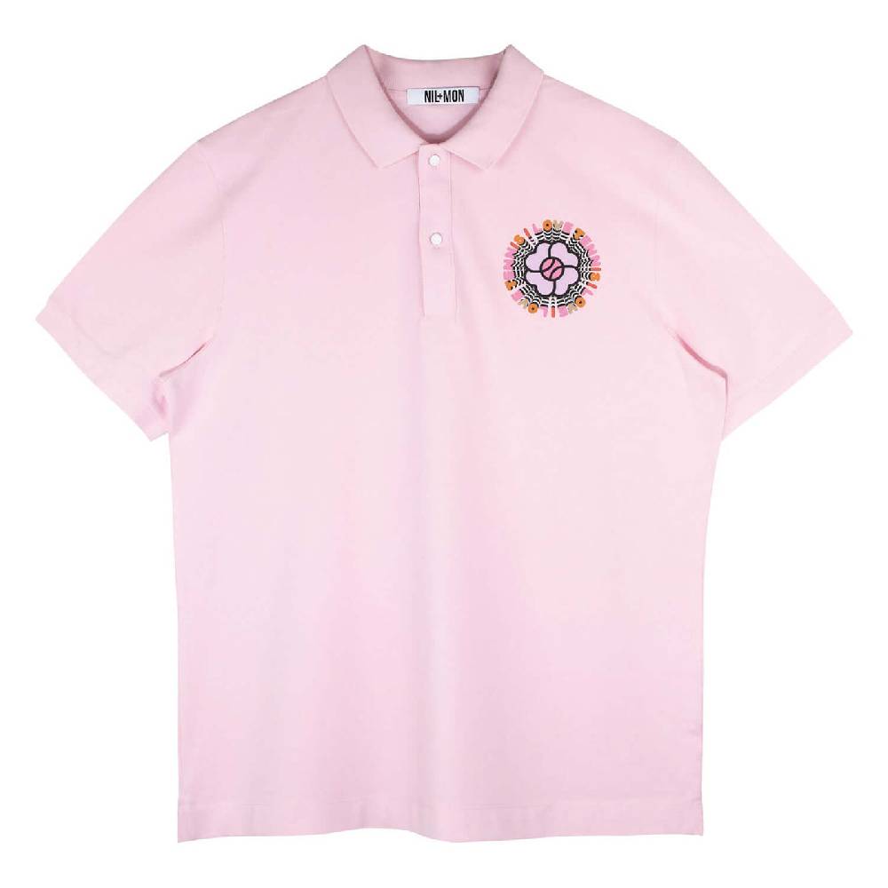 NIL+MON Polo Shirt "Circle Rose"