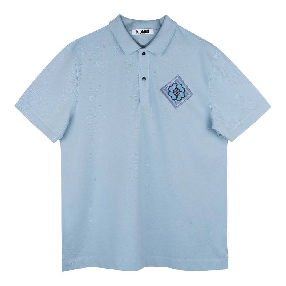 NIL+MON Polo Shirt "Clover Blue"