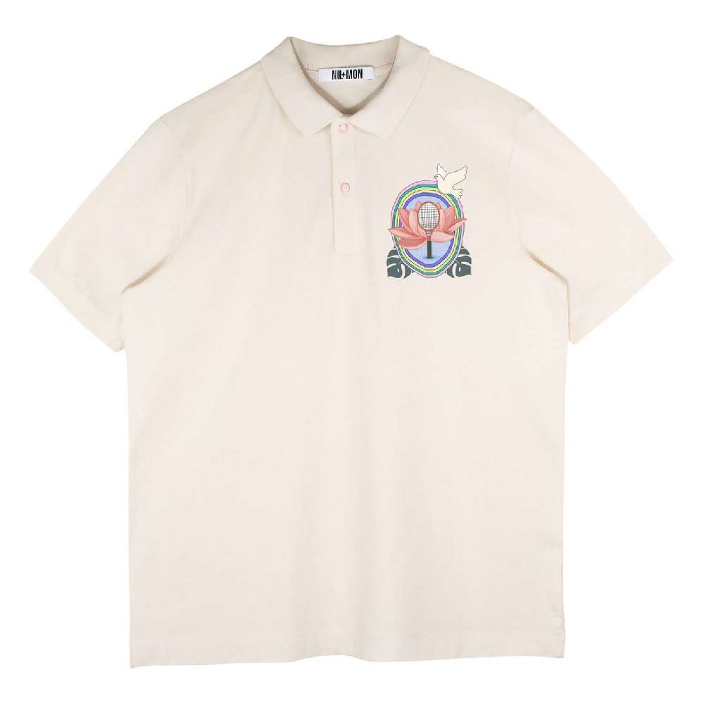 NIL+MON Polo Shirt "Dove"