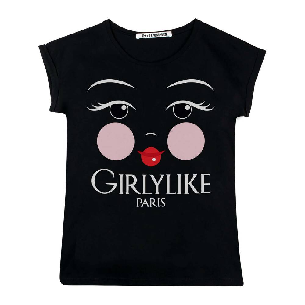 NIL+MON Roll-up Tee "TZ Girlylike"
