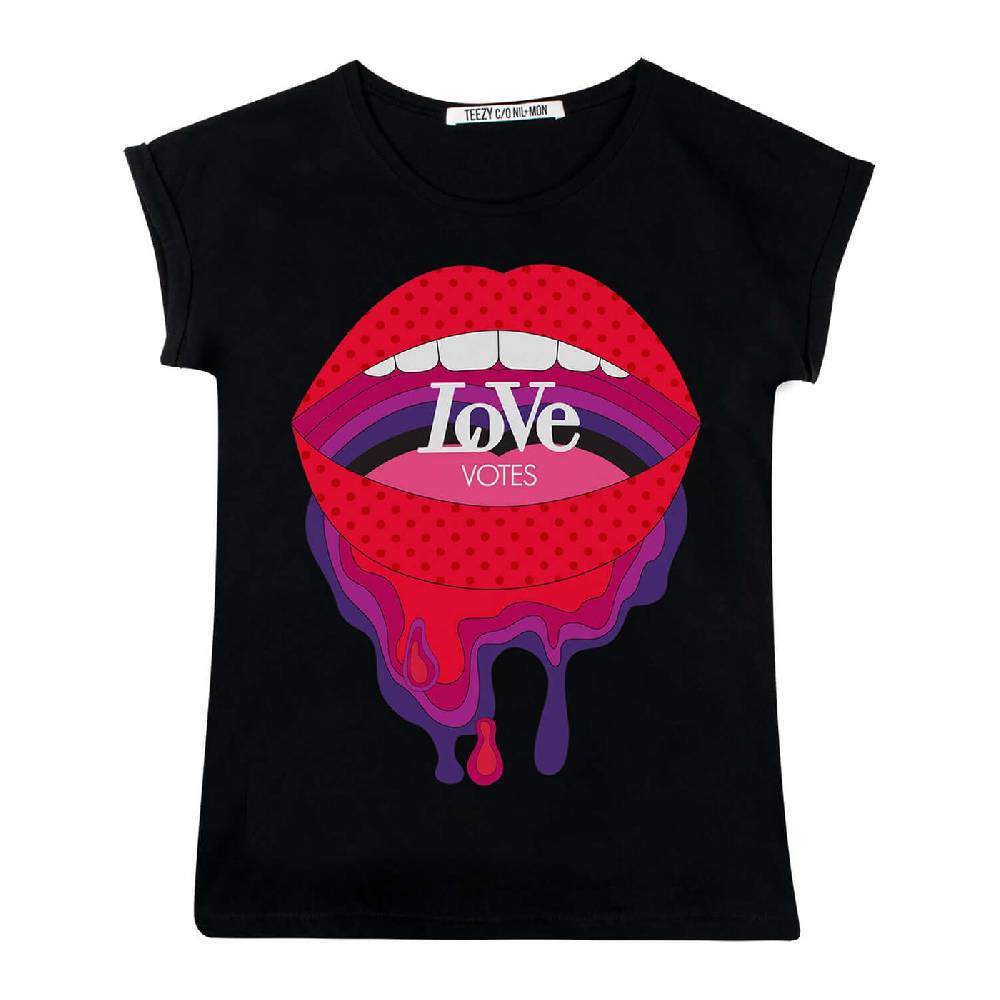 NIL+MON Roll-up Tee "TZ Love V"