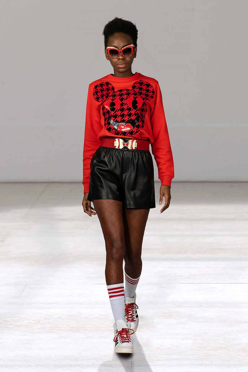 NIL+MON Sweatshirt "Chess" - Black