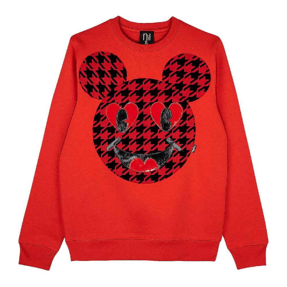NIL+MON Sweatshirt "Chess" - Red