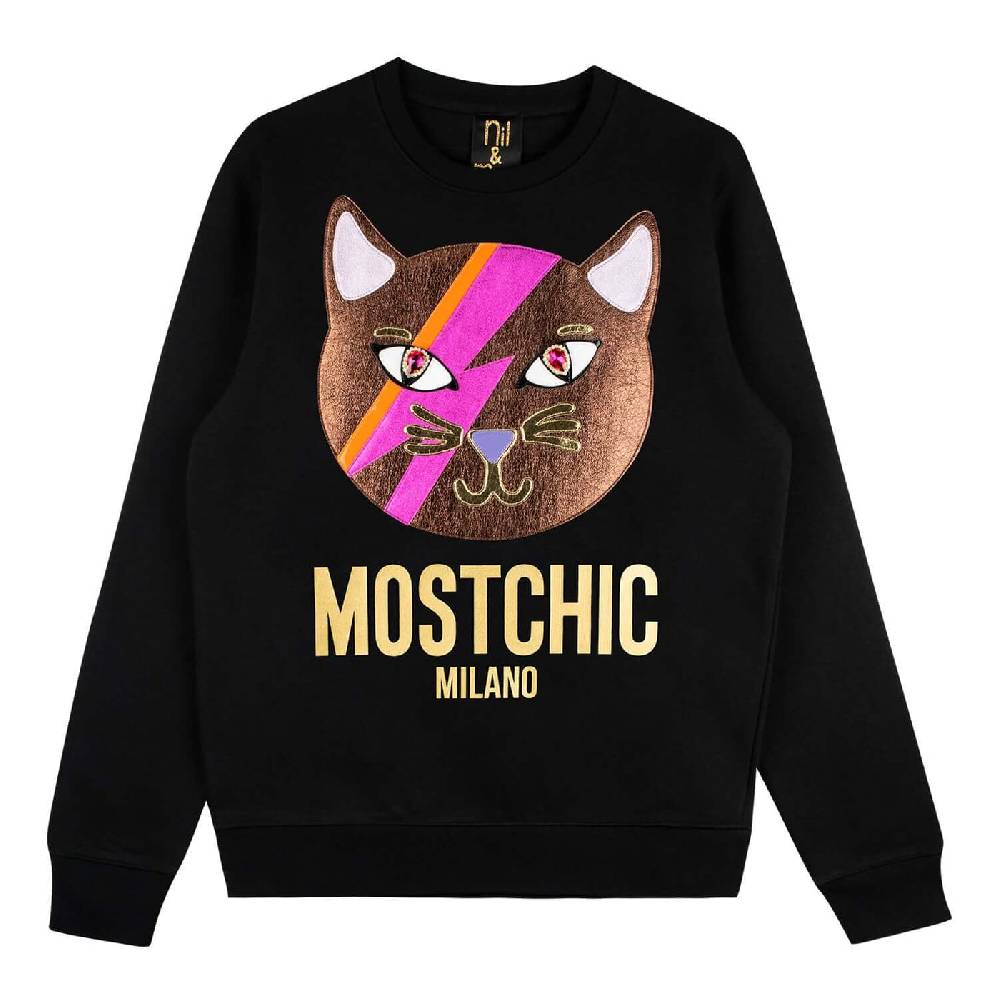NIL+MON Sweatshirt "Chic Cat Gold"