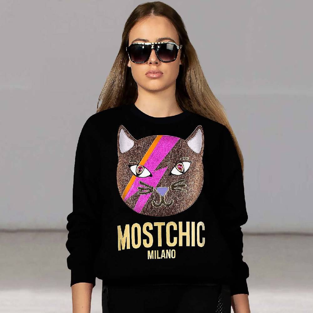NIL+MON Sweatshirt "Chic Cat Gold"