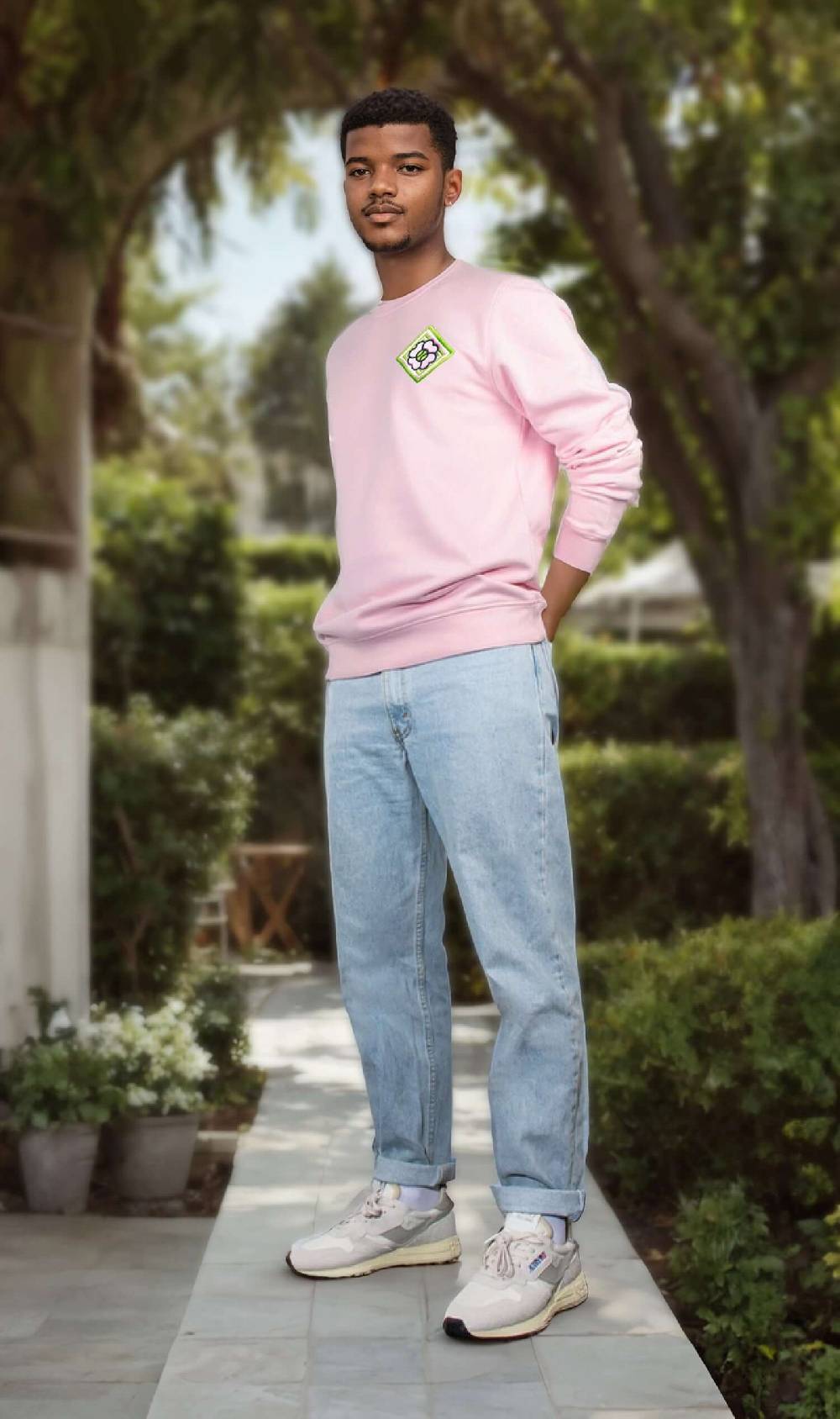 NIL+MON Sweatshirt "Clover Rose"