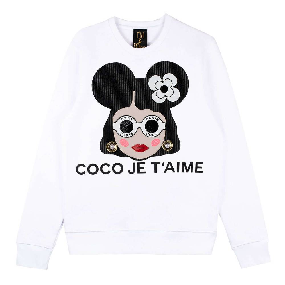 NIL+MON Sweatshirt "Coco Je"