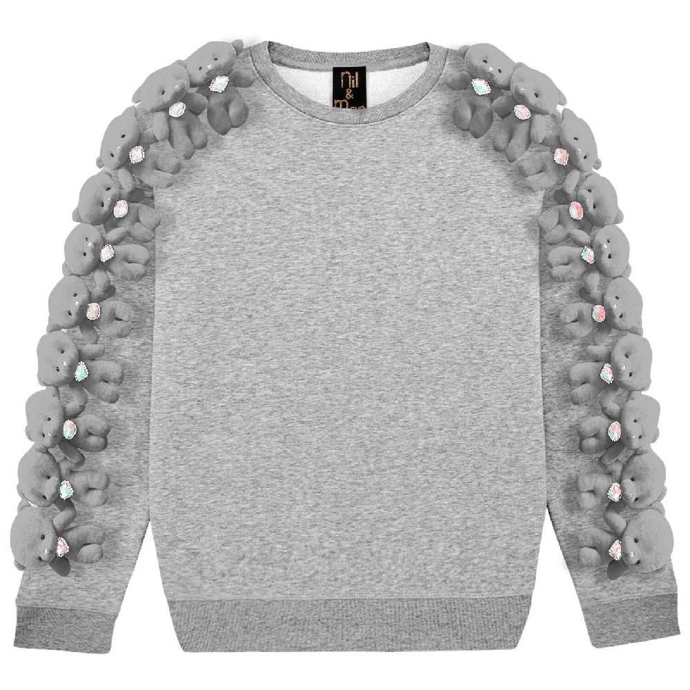 NIL+MON Sweatshirt "Diamond Bear"