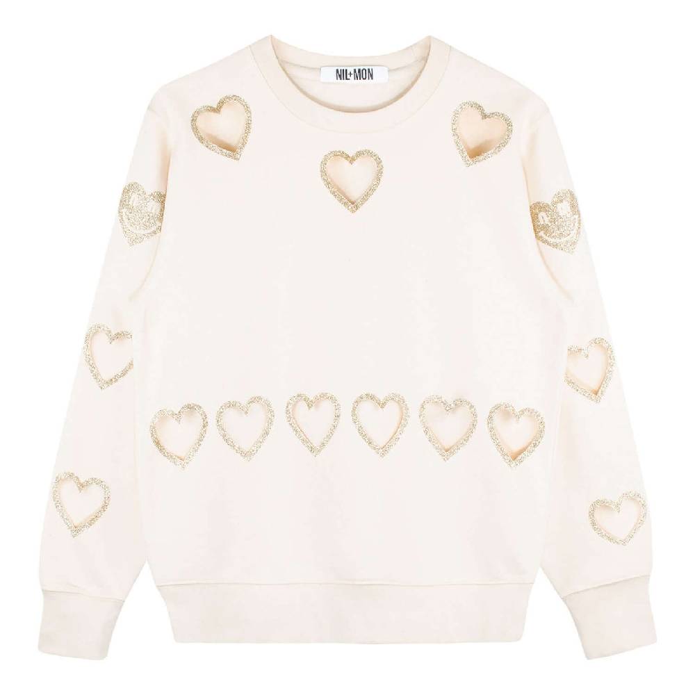 NIL+MON Sweatshirt "Flying Hearts"