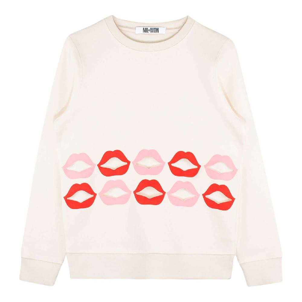 NIL+MON Sweatshirt "Lovely Lips"
