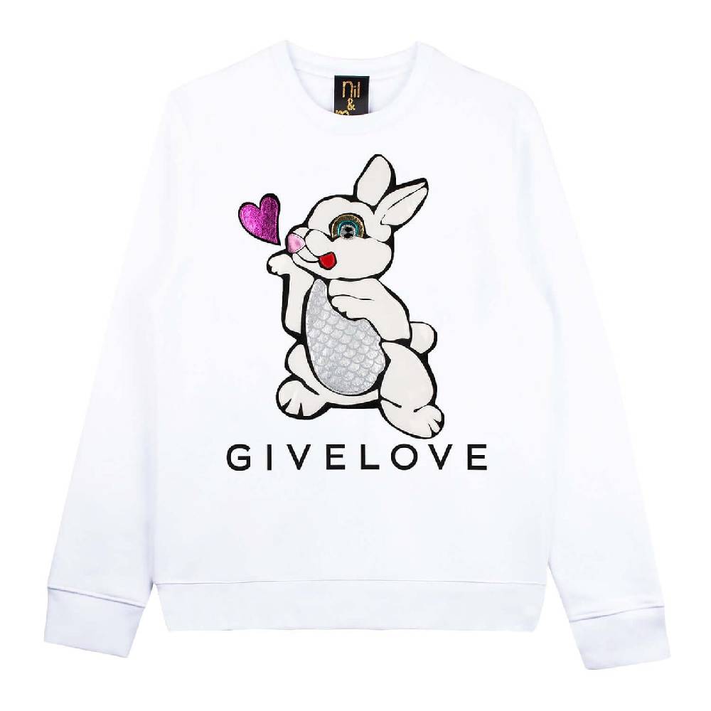 NIL+MON Sweatshirt "Mr Givelove"