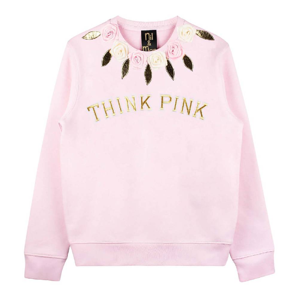 NIL+MON Sweatshirt "Think Pink"