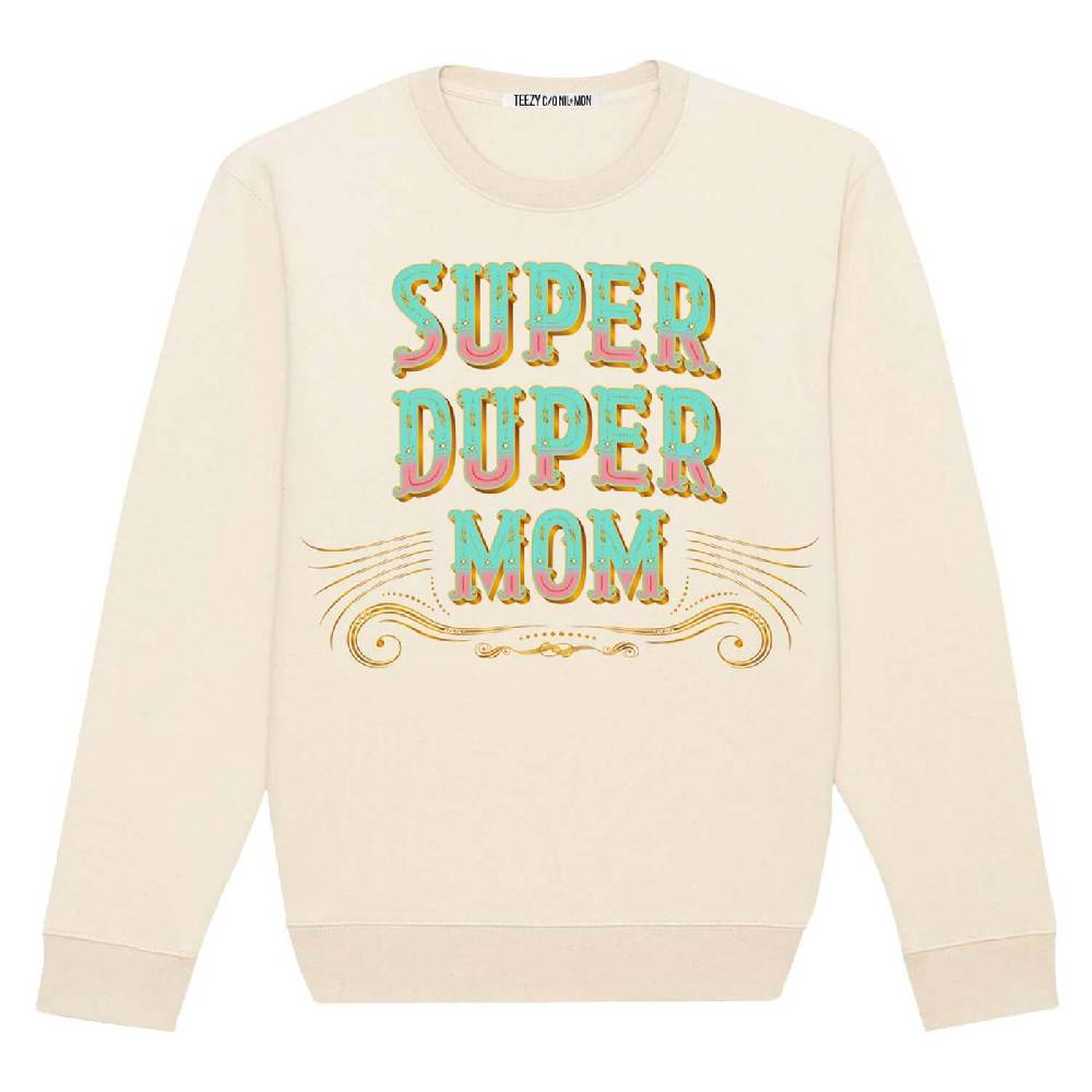 NIL+MON Sweatshirt "TZ Mom Teal"