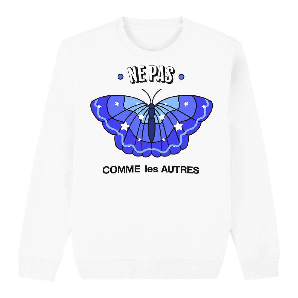 NIL+MON Sweatshirt "TZ Ne Pas Blue"